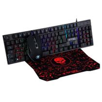 Kit Gamer Bright CB01 TMMP - Teclado + Mouse + Mousepad - 542 Kit Gamer Bright CB01 TMMP - Teclado + Mouse + Mousepad - 542