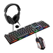 Kit Gamer Bright CB02 - Teclado + Mouse + Headset - 0543 Kit Gamer Bright CB02 - Teclado + Mouse + Headset - 0543