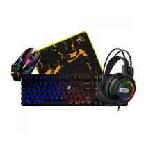 Kit Gamer Brx 4 Em 1 Mouse, Teclado, Mouse Pad E Headset Cb-059 - Trust