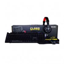 Kit Gamer Clanm Jungle Teclado/Mouse/Headset/Mousepad CL-CJ01