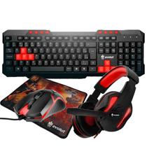 Kit Gamer Completo 4 em 1 LED Evolut Mouse Teclado Headset Mousepad Kit Gamer Completo 4 em 1 LED Evolut Mouse Teclado Headset Mousepad