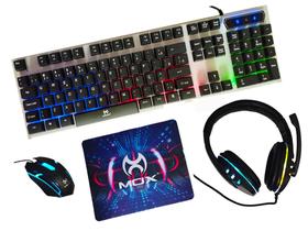 Kit Gamer Completo Teclado Mouse Headset Mouse Pad