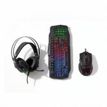 Kit Gamer Essencial Teclado Mouse Headset Rgb Bright Kit Gamer Essencial Teclado Mouse Headset Rgb Bright