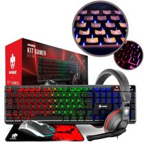 Kit Gamer Evolut Starter Eg54 teclado, Mouse E Headset Preto Preto Kit Gamer Evolut Starter Eg54 teclado, Mouse E Headset Preto Preto