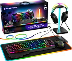 Kit Gamer GAME PUNK Codebreakers Mecânico RGB Kit Gamer GAME PUNK Codebreakers Mecânico RGB