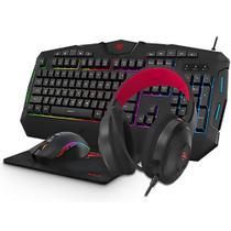 Kit Gamer Havit 4 Em 1 Kb502Cm - Teclado + Mouse + Mousepad + Headset - Hv-Kb502Cm