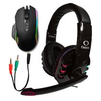 Kit Gamer Headset Gamer com Microfone P3 e Mouse 6 Botões 4800 DPI USB Led Rainbow Pcs Noteebooks Smartp Kit Gamer Headset Gamer com Microfone P3 e Mouse 6 Botões 4800 DPI USB Led Rainbow Pcs Noteebooks Smartp