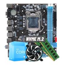 Kit Gamer Intel I3 3220 Memória 16gb Ram Rede Gigalan Usb 3.0 Upgrade Placa Mãe B75 NVME M2