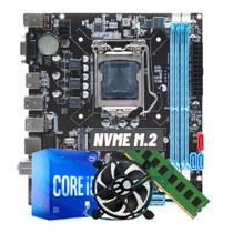 Kit Gamer Intel I5 3570 Memória 8gb Ram Rede Gigalan Usb 3.0 Upgrade Placa Mãe B75 NVME M2
