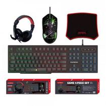 Kit Gamer KapBom Teclado+Mouse Mouse Pad e Fone de Ouvido - KA-687