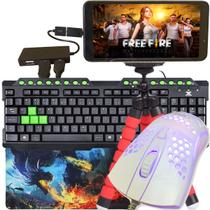 Kit Gamer Mobilador Teclado + Mouse Gamer RGB + Mouse Pad Speed Completo