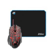Kit Gamer Mouse Spider 2 Mouse Pad Speed Azul 101 Fortrek