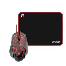 Kit Gamer Mouse Spider 2 Mouse Pad Vermelho 101 Fortrek