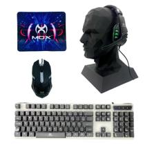 Kit Gamer MOX Teclado, Mouse, Headset e Mouse Pad
