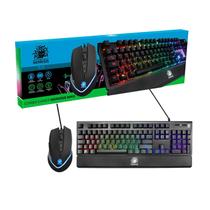 Kit Gamer Nmx - Teclado Mecânico Abnt2 + Mouse 3200dpi