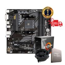 Kit Gamer Placa mãe B550M DS3H + Ryzen 5 4500 c/ cooler AM4 - Gigabyte