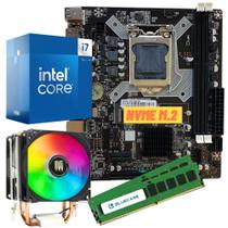 Kit Gamer Placa Mãe H81 M2 USB 3.0 + I7 4790 + 16gb Ram + Cooler Rgb