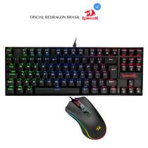 Kit Gamer Redragon Teclado Kumara RGB + Mouse Cobra M711 RGB