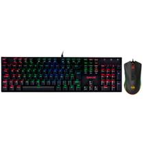Kit Gamer Redragon - Teclado Mecânico Mitra RGB + Mouse Cobra Chroma