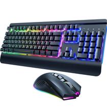 Kit Gamer RiSophy Sem Fio - Teclado e Mouse com Bateria 3200mAh