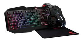 Kit Gamer Starter - Mouse Teclado Headset Pad - Eg-50 Evolut Kit Gamer Starter - Mouse Teclado Headset Pad - Eg-50 Evolut