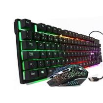 Kit Gamer Teclado Knup Kp-2043 Mouse Evolut Rayden Eg-104Rb