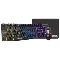 Kit Gamer Teclado Led, Mouse 1600Dpi e Mouse Pad - KM52 + MOA8 + FX-X2218 - K-Mex