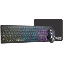 Kit Gamer Teclado Led, Mouse 1600Dpi e Mouse Pad - KM76 + MOD7 + FX-X2418 - K-Mex Kit Gamer Teclado Led, Mouse 1600Dpi e Mouse Pad - KM76 + MOD7 + FX-X2418 - K-Mex