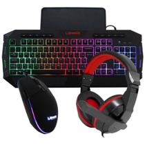 Kit Gamer Teclado + Mouse + Headphone Lehmox Gt-c1