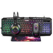 Kit Gamer Teclado Mouse Headset e Mousepad Xtrike-ME CMX-410 Kit Gamer Teclado Mouse Headset e Mousepad Xtrike-ME CMX-410