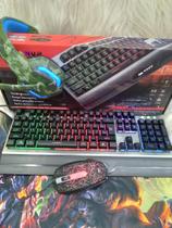 Kit Gamer Teclado+Mouse+Headset+MousePad KnupXTecDrive