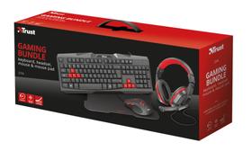 Kit Gamer Teclado/mouse/ Mouse Pad/ Headset Trust