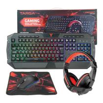 Kit Gamer Teclado Rgb Antighosting Com Mouse 1200 DPI Headphone Com Microfone E Mousepad Kit Gamer Teclado Rgb Antighosting Com Mouse 1200 DPI Headphone Com Microfone E Mousepad
