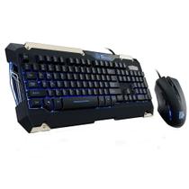 Kit Gamer Thermaltake TT Sports Commander, Teclado LED Azul, ABNT2 + Mouse LED Azul