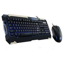 Kit Gamer Thermaltake TT Sports Commander - Teclado LED Azul, ABNT2 + Mouse LED Azul