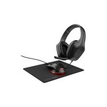 Kit Gamer Trust GXT790 TRIDOX, Headset, Mouse com Iluminação LED 6400 DPI, Mouse Pad, Preto - 25117