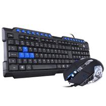Kit Gamer Vinik VX Gaming Grifo - Teclado, ABNT2, Preto/Azul + Mouse, LED Azul - 30087