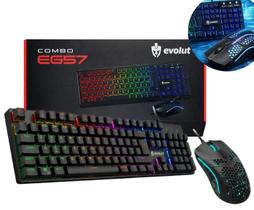 Kit Gamer Vital Eg-57 Teclado + Mouse Rainbow Evolut Kit Gamer Vital Eg-57 Teclado + Mouse Rainbow Evolut