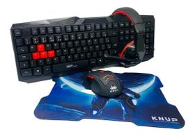 Kit Gaming KP-2061 TECLADO - HEADSET - MOUSE - MOUSEPAD - Knup