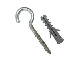 Kit Gancho C/Bucha 6mm - Garra 6 Unidades