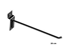 Kit Gancho Para Painel 20 Cm 5 mm Preto (009516) KIt:25 Pçs