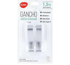 Kit Ganchos Adicional de Aço Inox 6 Unidades