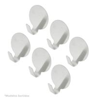 Kit Ganchos de Parede Autoadesivo Aço Inoxidável Redondo Kit Ganchos de Parede Autoadesivo Aço Inoxidável Redondo