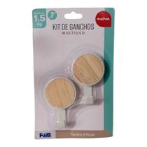 Kit Ganho Multiuso 2Pçs PP+Madeira