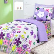 Kit garden solteiro 3 pecas - lilas Kit garden solteiro 3 pecas - lilas
