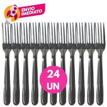 Kit Garfo De Sobremesa Aço Inoxidável Jogo Conjunto Talher Resistente Multiuso Cozinha Restaurante