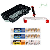 Kit Garfo Duplo+ Bandeja 4,3l+ 2 Rolos Anti-gota + Rendeplus