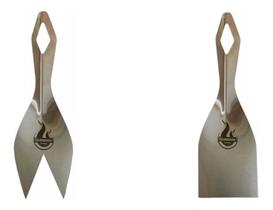 Kit Garfo E Espátula Inox Gourmet Guindani