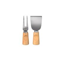 Kit Garfo e Espátula Inox para Queijos Utensílios Cozinha Kit Garfo e Espátula Inox para Queijos Utensílios Cozinha