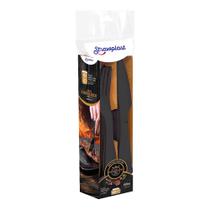 Kit Garfo e Faca Descartável Preto Extra Forte 20 Unidades